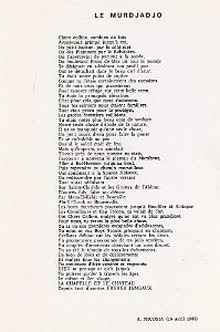 RECEUIL DE POEMES D ANDRE NICOSIA - INOUBLIABLE ORAN (11)